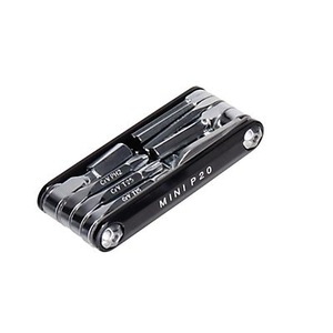 Topeak, TOPEAK Mini P20 Multitool Werkzeug, Topeak P20 Minitool mit Kettennieter, 20 Funktionen