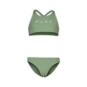 ROXY, Solid Active Crop Mädchen Bikini, Solid Active Crop Mädchen Bikini