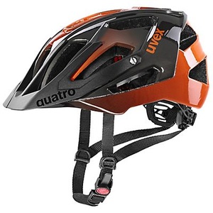 Uvex, UVEX Quatro Helm titan/orange 2021 52-57cm MTB Helme, Uvex Quatro Velohelm titan