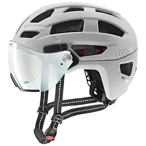 Uvex, UVEX Finale Visor Vario Helm papyrus matt 2021 52-57cm Trekking & City Helme, Uvex Finale visor vario Velohelm ecru