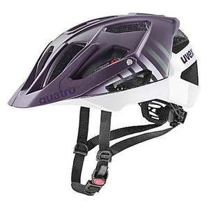 Uvex, UVEX Quatro CC Helm lila/weiß 2022 56-61cm MTB Helme, Uvex Quatro CC Velohelm - Plum White Mat (Grösse: 56-61)
