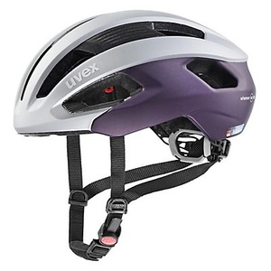 Uvex, UVEX Rise CC WE Helm Damen silber/lila 2022 52-56cm Rennvelohelme, Uvex Rise cc WE Velohelm violett