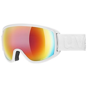Uvex, Uvex Topic FM Sphere Skibrille - white mat mirror rainbow rose, 