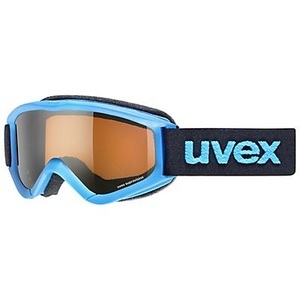 Uvex, Uvex speedy pro Skibrille - blue lasergold, Uvex SPEEDY PRO Kinder-Skibrille Vollrand Monoscheibe Kunststoff-Gestell, weiß