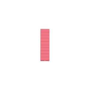 Leitz, Leitz Beschriftungsschilder Alpha DIN A4 Rot Karton 6 x 2,1 cm 100 Stück, Leitz ALPHA Beschriftungsschilder 1901 Für Vollsichtreiter 6114 4-zeilig beschriftbar Rot Karton 6 x 21,5 cm 100 Stück