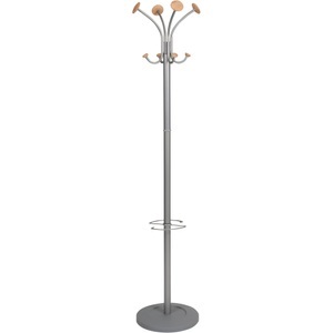 ALBA, Alba Garderobenständer PMVIENA 38 x 350 x 1790mm Silber Grau, Alba Garderobenständer PMVIENA 38 x 350 x 1790mm Silber Grau