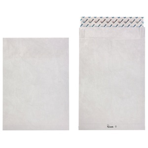 Tyvek, Tyvek Faltenversandtaschen B4 70 g/m² Weiß Ohne Fenster Abziehstreifen 250 x 353 mm 20 Stück, Tyvek Briefumschläge B4 Weiß Ohne Fenster 250 (B) x 330 (H) mm Abziehstreifen 55 g/m² 20 Stück