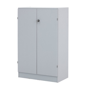Jungheinrich PROFISHOP, Schrank Solid, 2 Türen, stapelbar, Höhe 1.270 mm, grau, Schrank Solid, 2 Türen, stapelbar, Höhe 1.270 mm, grau