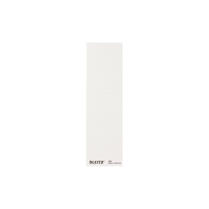 Leitz, Leitz Beschriftungsschilder Alpha Weiß Karton für L2455 5 x 1,5 cm 100 Stück, Leitz Beschriftungsschilder 2456 Für Vollsichtreiter 2455 3-zeilig beschriftbar Weiss Karton 5 x 1,5 cm 100 Stück