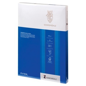 Gohrsmühle, ZANDERS Gohrsmühle Briefpapier mit Wasserzeichen Bankpost DIN A4 100 g/m² Weiß 200 Blatt, ZANDERS Gohrsmühle Briefpapier mit Wasserzeichen Bankpost DIN A4 100 g/m² Weiß 200 Blatt