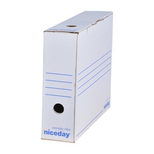 Niceday, Niceday Archivschachteln A4 Weiss Recycelter Karton 10 Stück, Niceday Archivschachteln A4 Weiss 8 x 33,5 x 24,5 cm Karton 10 Stück