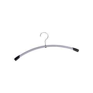 Maul, Maul Kleiderbügel 9452290 (B x H) 460 mm x 170 mm Stahl, Kunststoff Silber, Schwarz 6 St., Alba Kleiderbügel Grau, Schwarz 450 x 220 mm 6 Stück