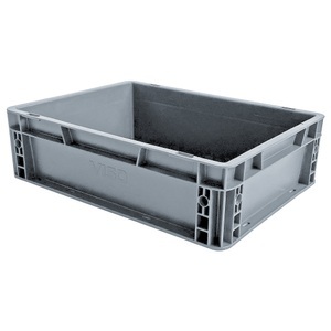 VISO, Viso Transportbox E4312 10 L Grau Polypropylen 40 x 30 x 12 cm, Viso Transportbox E4312 10 L Grau Polypropylen 40 x 30 x 12 cm