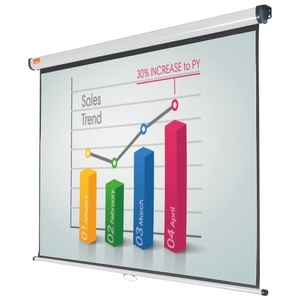 Nobo, NOBO Leinwand, Nobo Projektionsleinwand 1902391W Wandmontage Format 16:10 150 x 104 cm