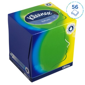 Kleenex, Kleenex Kosmetiktücher 8825 3-lagig 56 Blatt, Kleenex Kosmetiktücher 8825 3-lagig 56 Blatt Weiß