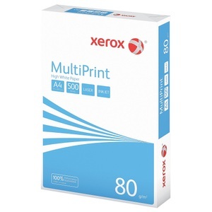 Xerox, Xerox MultiPrint Kopier-/ Druckerpapier DIN A4 80 g/m² Weiss 500 Blatt, Xerox Multiprint DIN A4 Druckerpapier 80 g/m² Glatt Weiß 500 Blatt