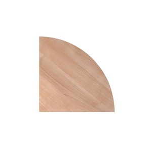 Jungheinrich PROFISHOP, Eckwinkel Akzent, 4-Fuss Gestell, BxT 800 x 800 mm, Nussbaum, Hammerbacher Verkettungsplatte Eckwinkel rund VHE91/N Serie H Walnuss 800 x 800 x 680 mm