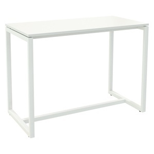 Paperflow, Paperflow Rechteckiger Stehtisch mit weißer Melaminplatte und weißem Gestell easyDesk 1500 x 750 x 1100mm, Paperflow Rechteckiger Stehtisch mit weißer Melaminplatte und weißem Gestell easyDesk 1500 x 750 x 1100mm