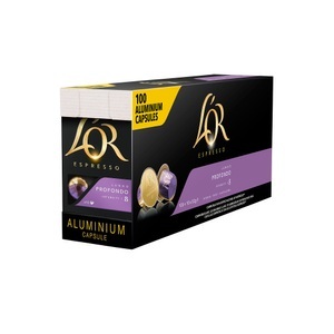 L'OR, L'OR Espresso Lungo Profondo Kaffeekapseln 100 Stück à 5.2 g, L'OR Espresso Lungo Profondo Kaffeekapseln 100 Stück à 5.2 g