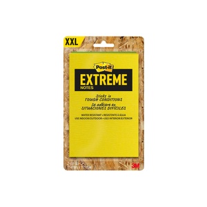 POST-IT, Post-it Extreme Haftnotizen 114 x 178 mm Farbig sortiert 2 Blöcke à 25 Blatt, Post-it Extreme Haftnotizen 114 x 178 mm Farbig Sortiert Rechteckig 2 Stück à 25 Blatt
