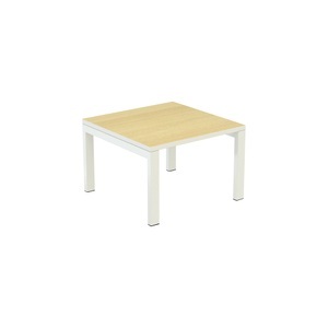 Paperflow, Paperflow Empfangstresen Braun 600 x 600 x 400 mm, Paperflow Beistelltisch easyDesk®, HxBxT 400 x 600 x 600 mm, Buche-Dekor