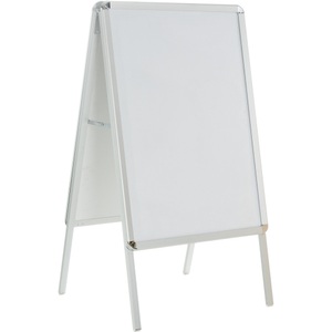 Paperflow, Paperflow Freistehende Werbetafel A1 650 x 570 x 1180 mm Silber, Paperflow Freistehende Werbetafel A1 650 x 570 x 1180 mm Silber