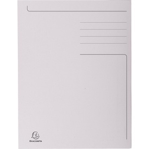 Exacompta, Exacompta 3 Klappen-Mappe Forever 449019E Folio-Graukarton 24,5 x 35 cm, Exacompta 3 Klappen-Mappe Forever 449019E Folio-Graukarton 24,5 x 35 cm
