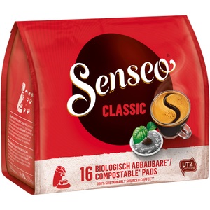 Senseo, Senseo Classic-Kaffeepads 16 Stück à 6,9 g, Senseo Classic-Kaffeepads 16 Stück à 6,9 g