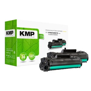 KMP, KMP Toner HP CE285A 2er-Pack black 1900 S. H-T154D remanufactured, Kompatible KMP HP 85A Tonerkartusche CE285AD Schwarz, Schwarz Multipack 2 Stück