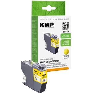 KMP, KMP Tinte ersetzt Brother LC-3219XLY Kompatibel Gelb B58YX 1538,4009, KMP Kompatibel Brother LC-3219XLY Tintenpatrone Gelb