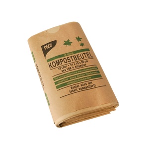 PAPSTAR, Papstar Kompostbeutel Papier 10 L Braun 10 Stück, 