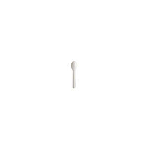 PAPSTAR, Papstar Kuchen- und Snackgabeln Pure Papier 127 mm Weiß 100 Stück, Papstar Kaffeelöffel Pure Papier 130 mm Weiß 100 Stück