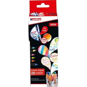 edding Pinselstift 1340 Colour Happy Box