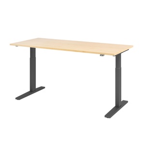 Hammerbacher, Hammerbacher Sitz-Stehschreibtisch Elect 1800 mm x 800 mm Ahorn VXMKA19/3/G, Hammerbacher Steh-Sitz-Schreibtisch VXMKA19/3/G Ahorn 1800 mm x 800 mm