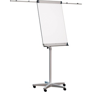 Unbranded, Flipchart Mehrfarbig Sternfuß, S?atinoberfläche? 700 x 1905 mm, Flipchart Freistehend Höhenverstellbar Seitenarme und Stifteablage Silber, 5 Rollen 700 x 1905 mm