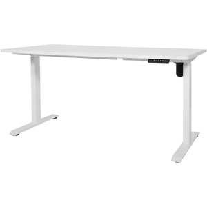 Schaffenburg, Schaffenburg Sitz-Stehschreibtisch ESB126-HVE-WIW-M25 Weiß 1.270 x 600 x 1.190 x 760 - 1.190 mm, Schaffenburg Sitz-Stehschreibtisch ESB126-HVE-WIW-M25 Weiß 1.270 x 600 x 1.190 x 760 - 1.190 mm