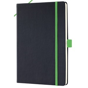 Sigel, Sigel Conceptum Jubiläumsedition CO664 Notizbuch kariert Schwarz Grün Anzahl der Blätter: 97 DIN A5, Sigel Conceptum Notizbuc Deutsch DIN A5 Punktkariert Seitlich gebunden Perforiert 97 Seiten Kunststoff Hardback Schwarz, Grün