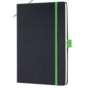 Sigel, Sigel Conceptum Anniversary Edition (EN) CO665 Notizbuch kariert Schwarz Anzahl der Blätter: 97 DIN A5, Sigel Conceptum Notebook DIN A5 Punktkariert Seitlich gebunden Kunststoff Hardback Schwarz, Grün Perforiert 97 Seiten