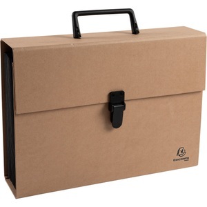 Exacompta, Exacompta Fächermappe Eterneco Braun A4 Pappkarton Ohne Aufdruck, Exacompta Fächermappe Eterneco Braun A4 Pappkarton Ohne Aufdruck
