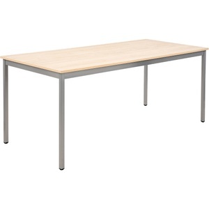 Sodematub, Sodematub Tisch Silber 800 x 740 mm, Sodematub Rechteckig Konferenztisch Hellbraun, Silber Eisen Silber 1.800 x 800 x 740 mm