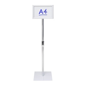 Office Depot, Office Depot Stellwand DIN A4, Office Depot Freistehende Anzeigetafel Basic DIN A4 Silber 240 x 325 x 1.160 mm