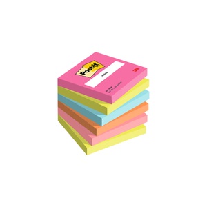 POST-IT, Post-it Haftnotizen Poptimistic 76 x 76 mm Sortiert 100 Blatt 6 Stück, Post-it Notizzettel Poptimistic Collection 76 x 76 mm