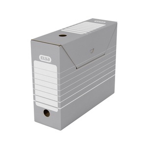 Elba, ELBA Tric Archivbox Grau 9,5 x 26,5 x 34 cm Wellpappe 50 Stück, ELBA Tric Archivbox Grau 9,5 x 26,5 x 34 cm Wellpappe 50 Stück