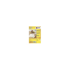 undefined, Avery LR3424 selbstklebende Etikette, Avery® Zweckform Etiketten LR3424, A4, universell, permanenthaftend, druckergeeignet, Recycling-Papier, rechteckig, naturweiss, 1200 Stück auf 100 Bogen