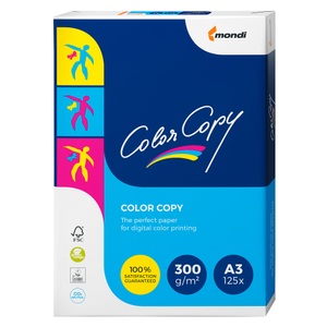 undefined, Antalis - Druckerpapier Color Copy A3 Hochweiss 125 Stück, Colorcopy Druckerpapier Color Copy A3, Hochweiss, 300 g/m², 125 Blatt