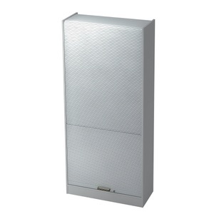 Hammerbacher, Hammerbacher Rollladenschrank SET90 Lichtgrau, Silber 900 x 400 x 2.004 mm, Hammerbacher Rollladenschrank SET90 Lichtgrau, Silber 900 x 400 x 2.004 mm
