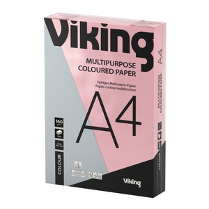 Office Depot, Office Depot Farbiges Kopier-/ Druckerpapier DIN A4 160 g/m² Pink 250 Blatt, Office Depot Farbiges Kopier-/ Druckerpapier DIN A4 160 g/m² Pink 250 Blatt