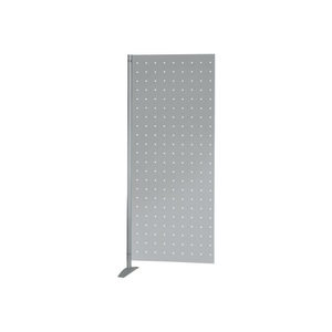 Kerkmann, Stellwand Metropol, Lochblechelement, Kerkmann Lochblech-Wand Metropol Spezial Silber 800 x 450 x 1.750 mm