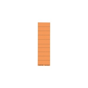 Leitz, Leitz Beschriftungsschildchen Alpha DIN A4 Orange Karton 6 x 2,1 cm 100 Stück, 