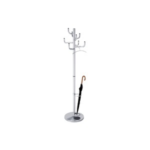 Kerkmann, Garderobenständer Likaven, Kerkmann Garderobenständer 8 Haken Aluminium Silber